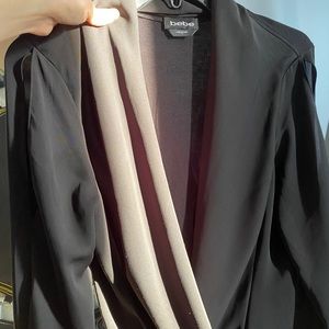 Bebe black bodysuit work or play S